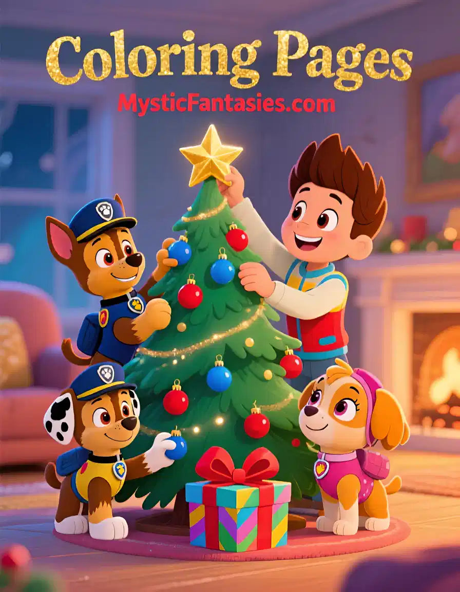 P Dogs Coloring Pages