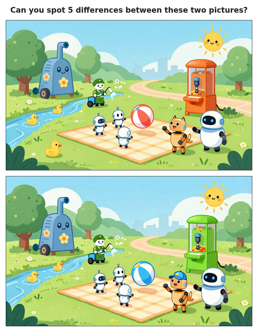 Spot the Difference - Robots