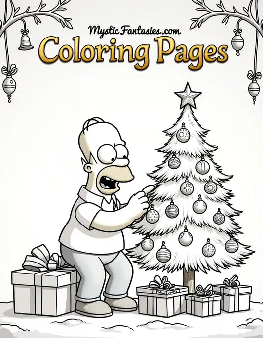 Simps Coloring Pages Digital Download