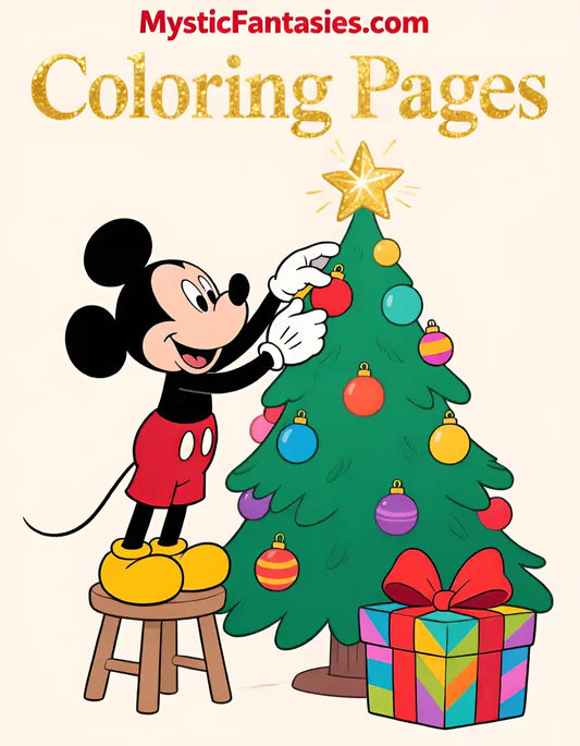 Mmouse Coloring Pages Digital Download