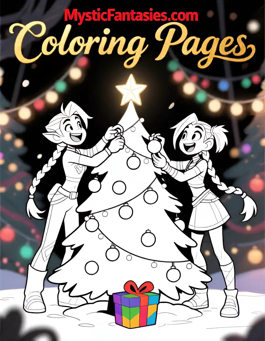 A little girl and a cat Coloring Pages