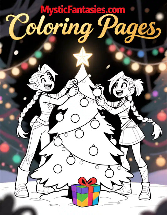 A little girl and a cat Coloring Pages