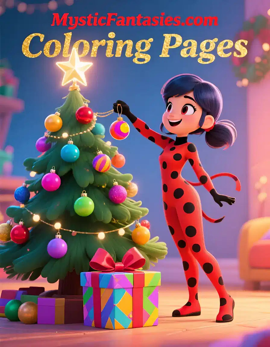 Ladyb Coloring Pages Digital Download